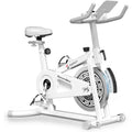White exercise bike