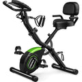Caromix Exercise bike with a green and black design.
