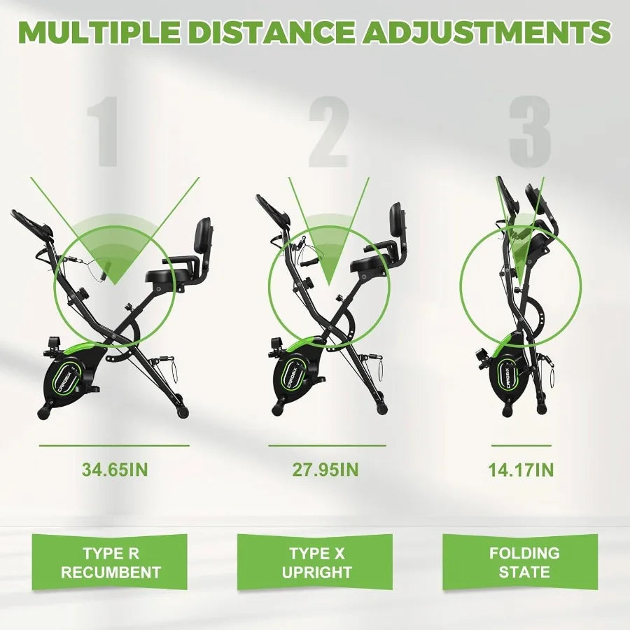 Caromix 5-in-1 Folding Exercise Bike