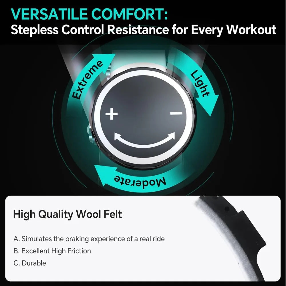 5-in-1 Magnetic Folding Exercise Bike