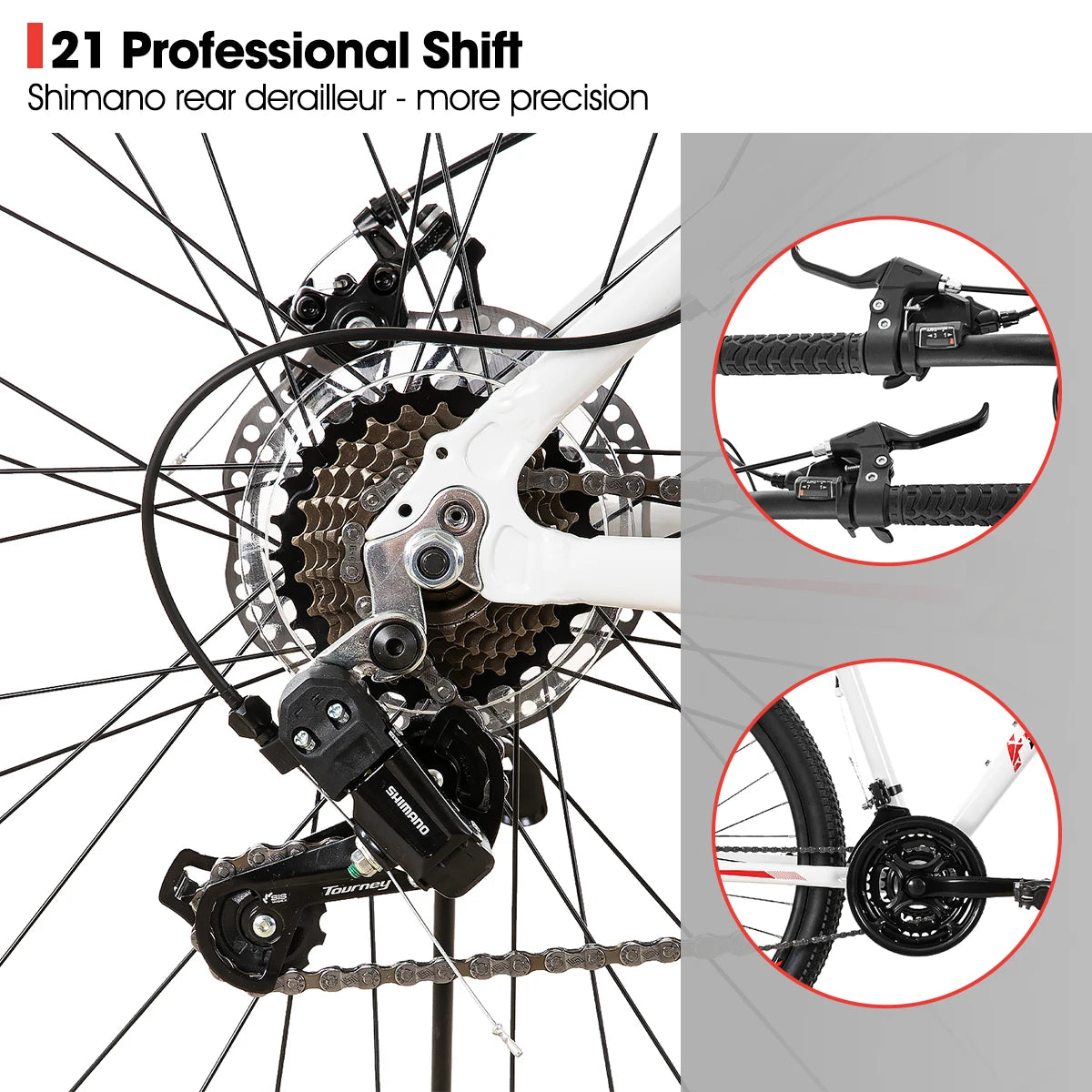Hil and 26/27” 21-Speed Mountain Bike