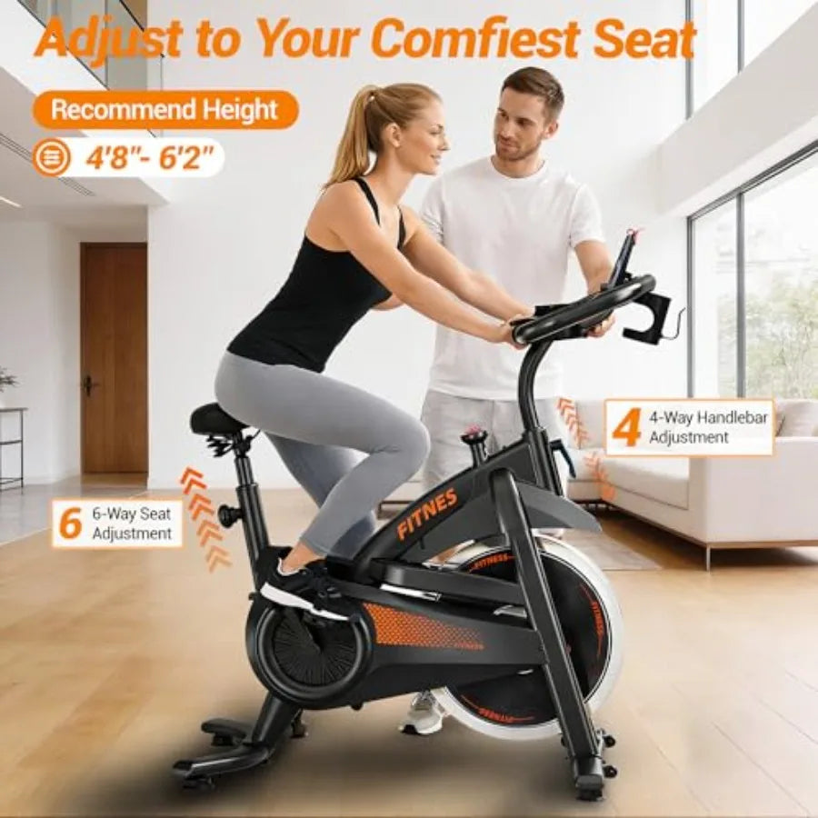 Comfort Seat Spin Bike – 300LB Capacity
