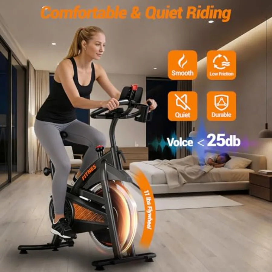 Comfort Seat Spin Bike – 300LB Capacity