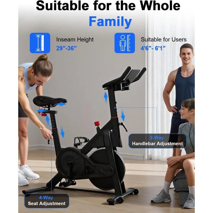 32-Level Magnetic Indoor Exercise Bike