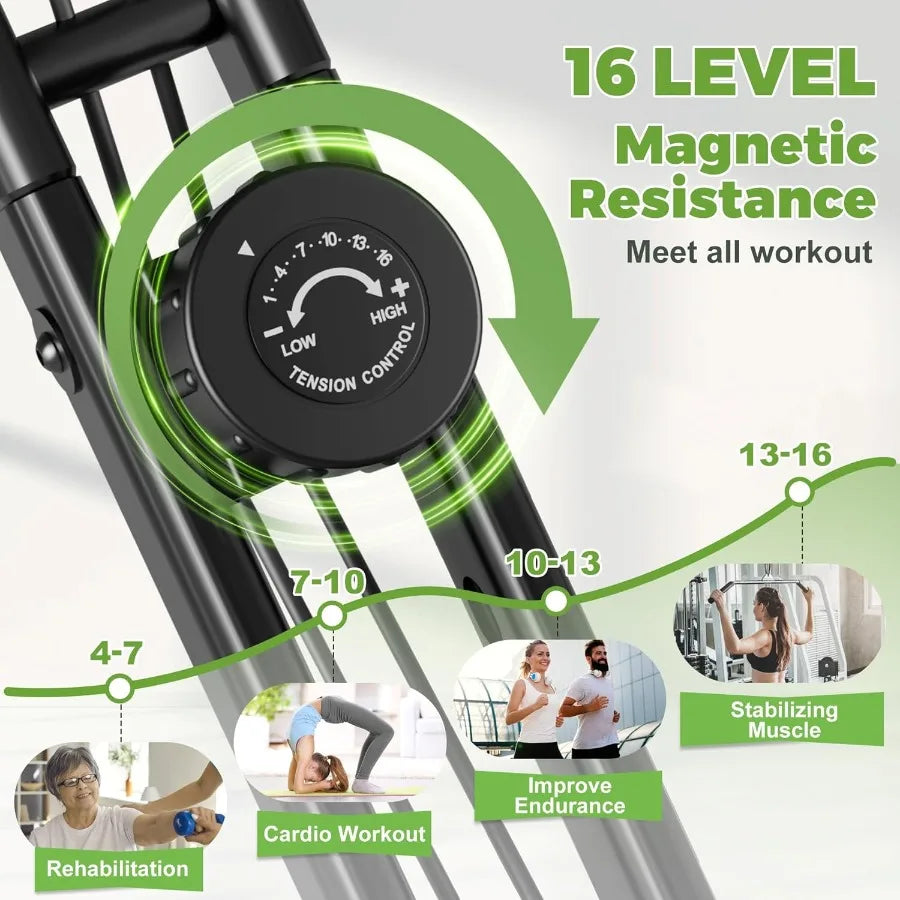 Caromix 5-in-1 Folding Exercise Bike