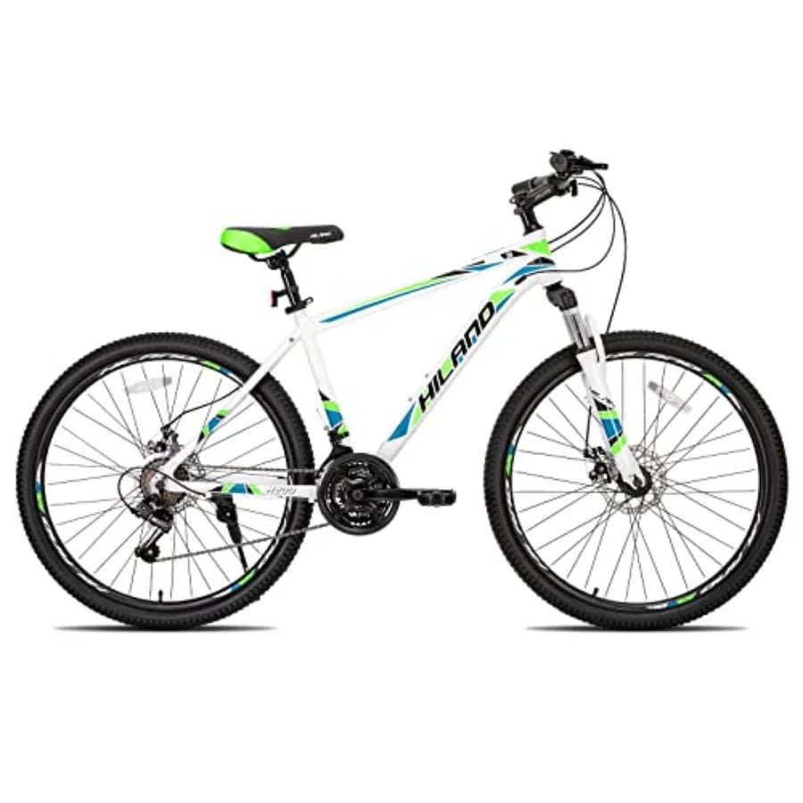 "Multi-color mountain bike"