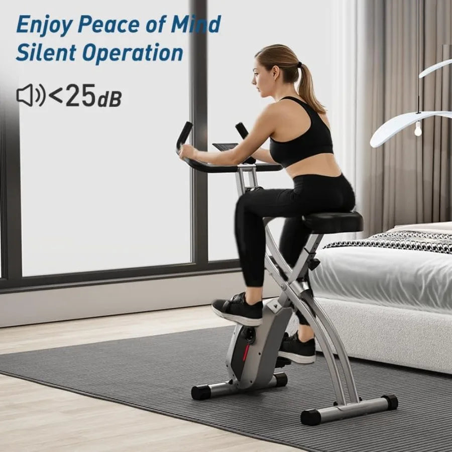 Foldable Magnetic Indoor Exercise Bike
