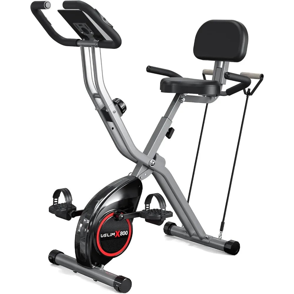 5-in-1 Magnetic Folding Exercise Bike