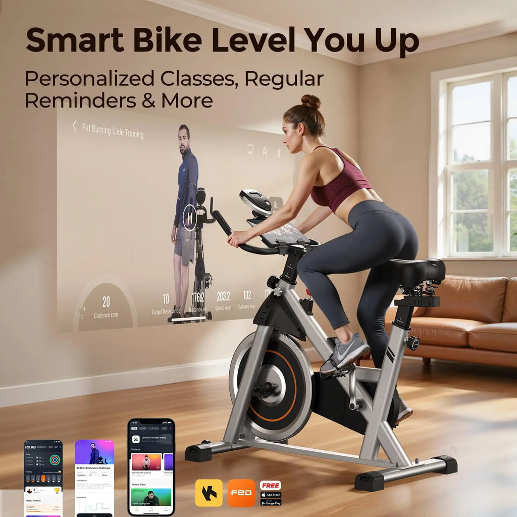 YOSUDA App-Connected Magnetic Exercise Bike