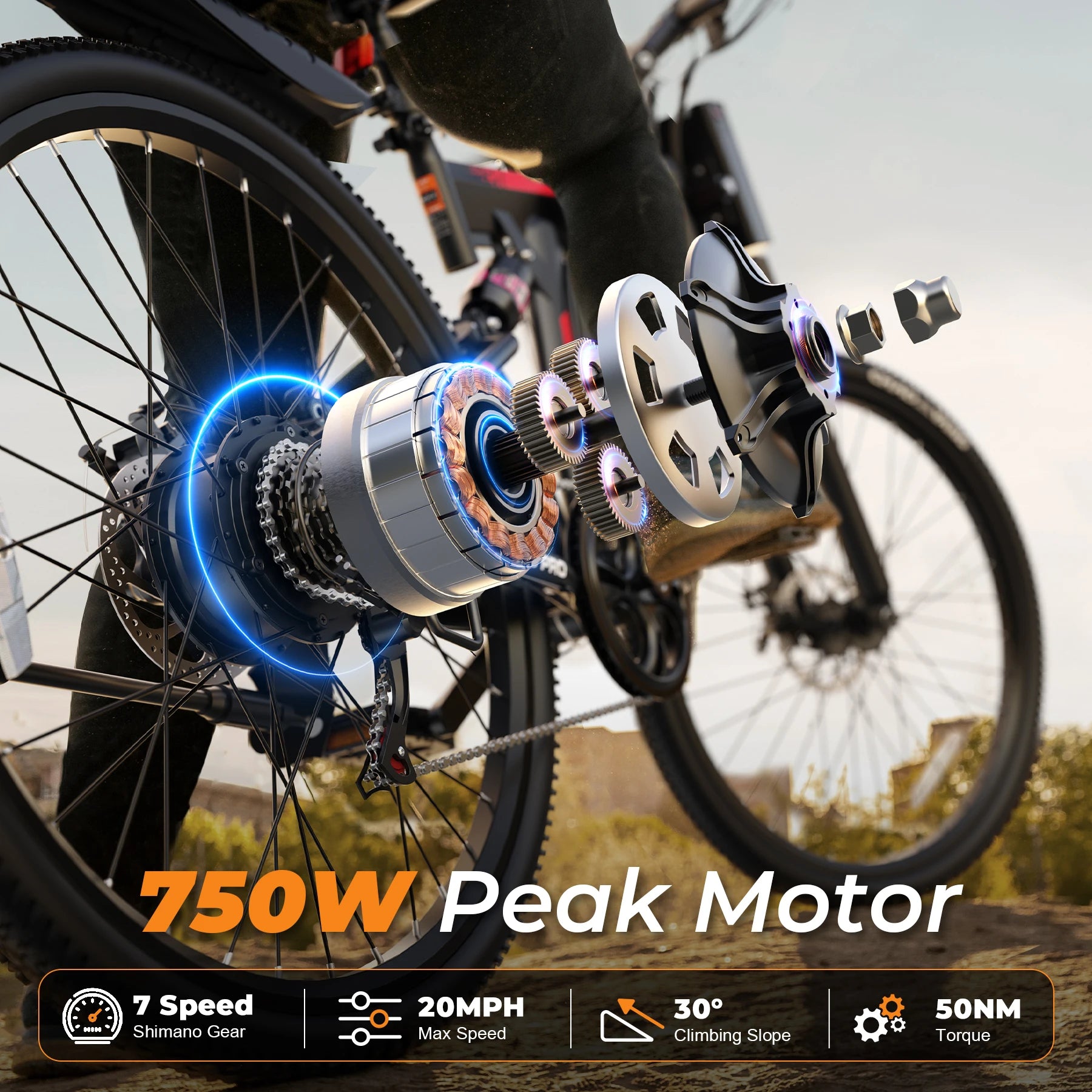 Varun M26-3 Pro 750W Electric Bike – 26"