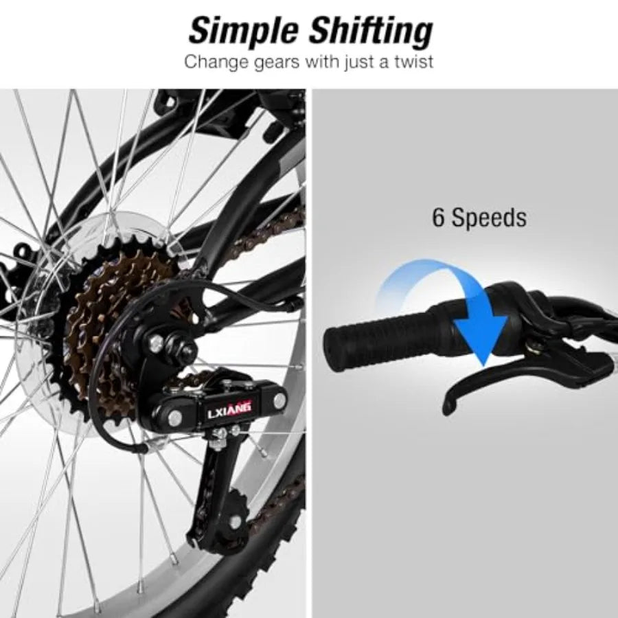 20/24” Kids Dual Suspension MTB