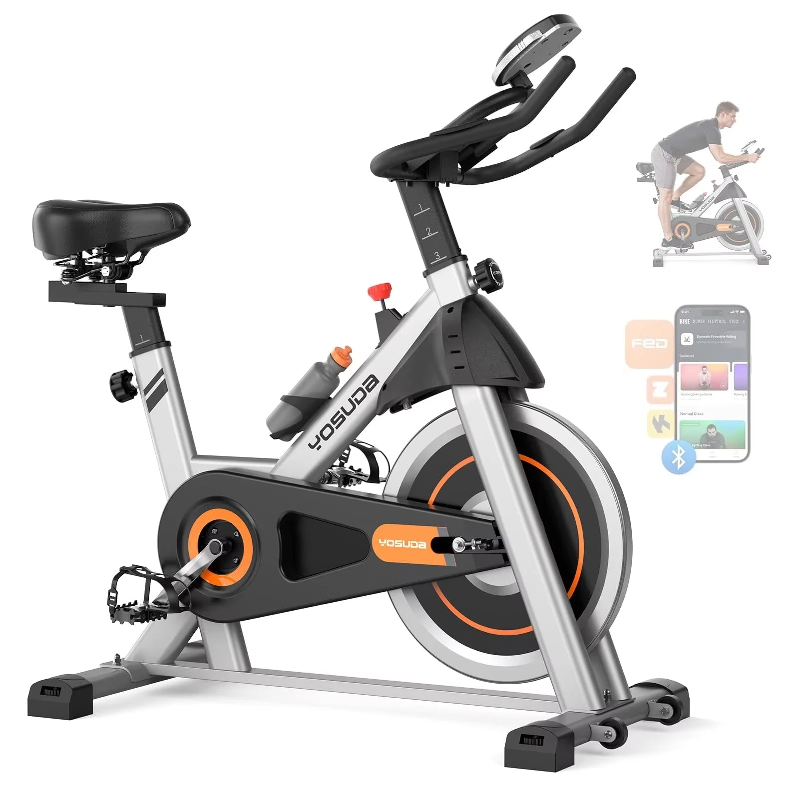 YOSUDA App-Connected Magnetic Exercise Bike