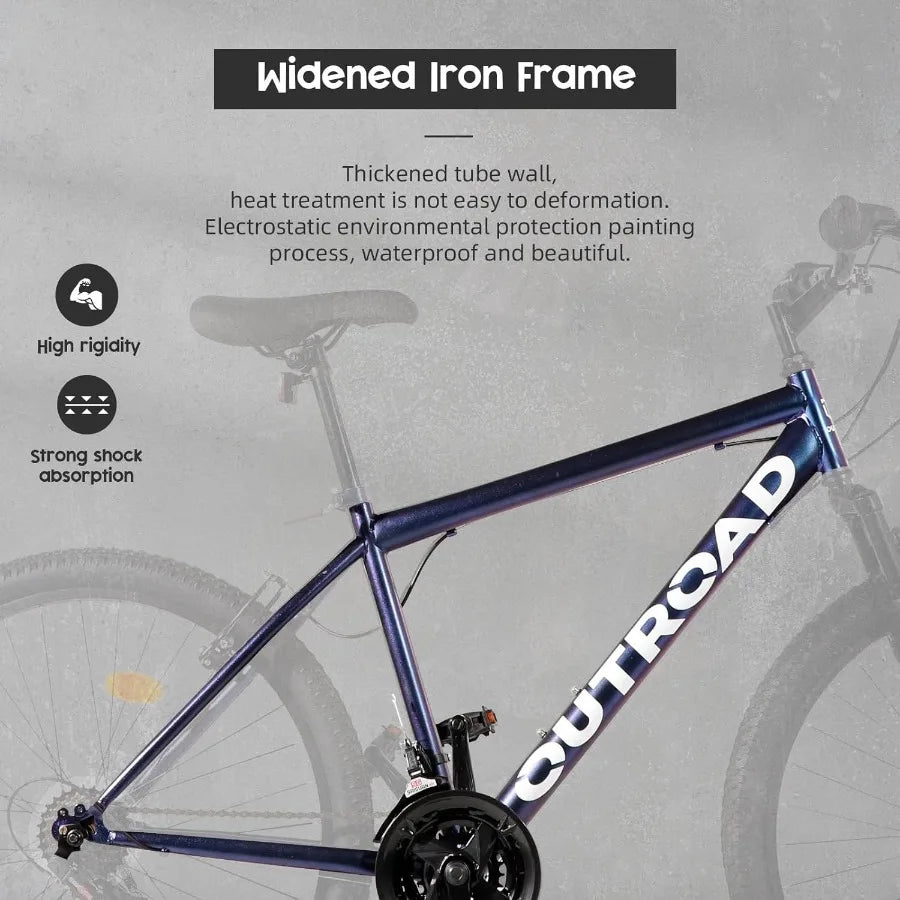 26” Off-Road 21-Speed Mountain Bike