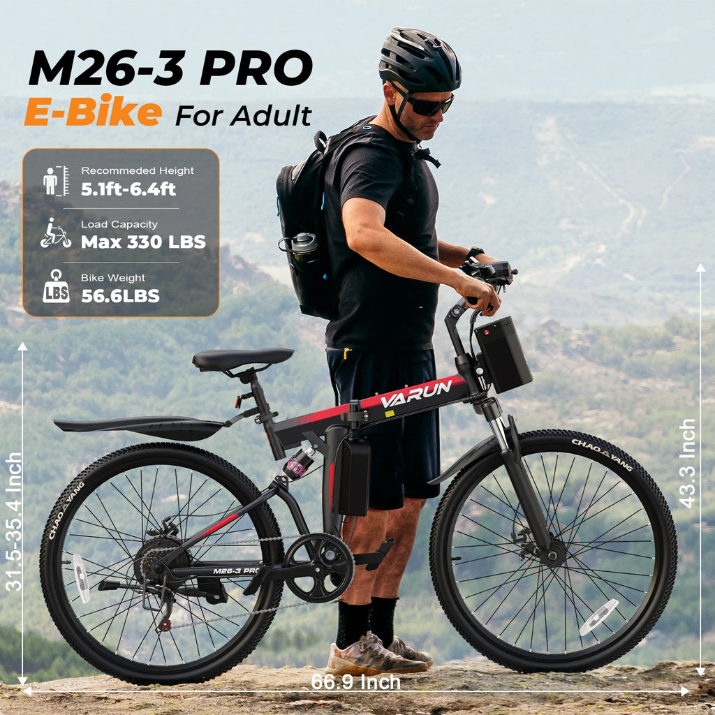 Varun M26-3 Pro 750W Electric Bike – 26"