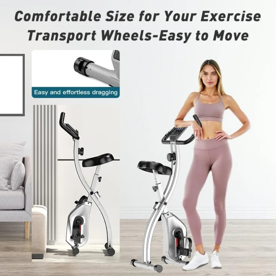 Foldable Magnetic Indoor Exercise Bike