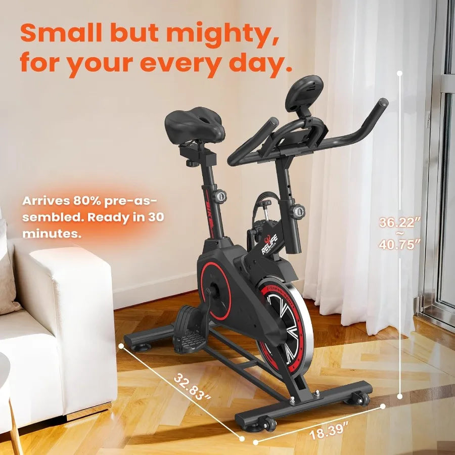 Home Silent Belt Drive Exercise Bike