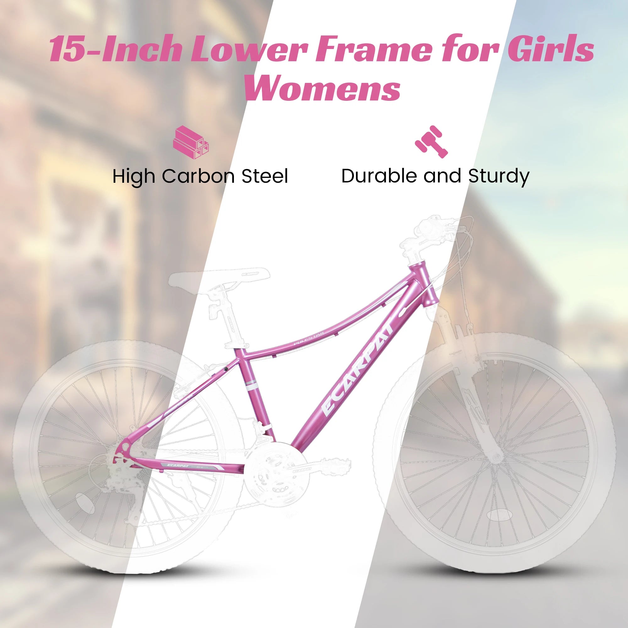 24/26” Women’s 21-Speed Mountain Bike