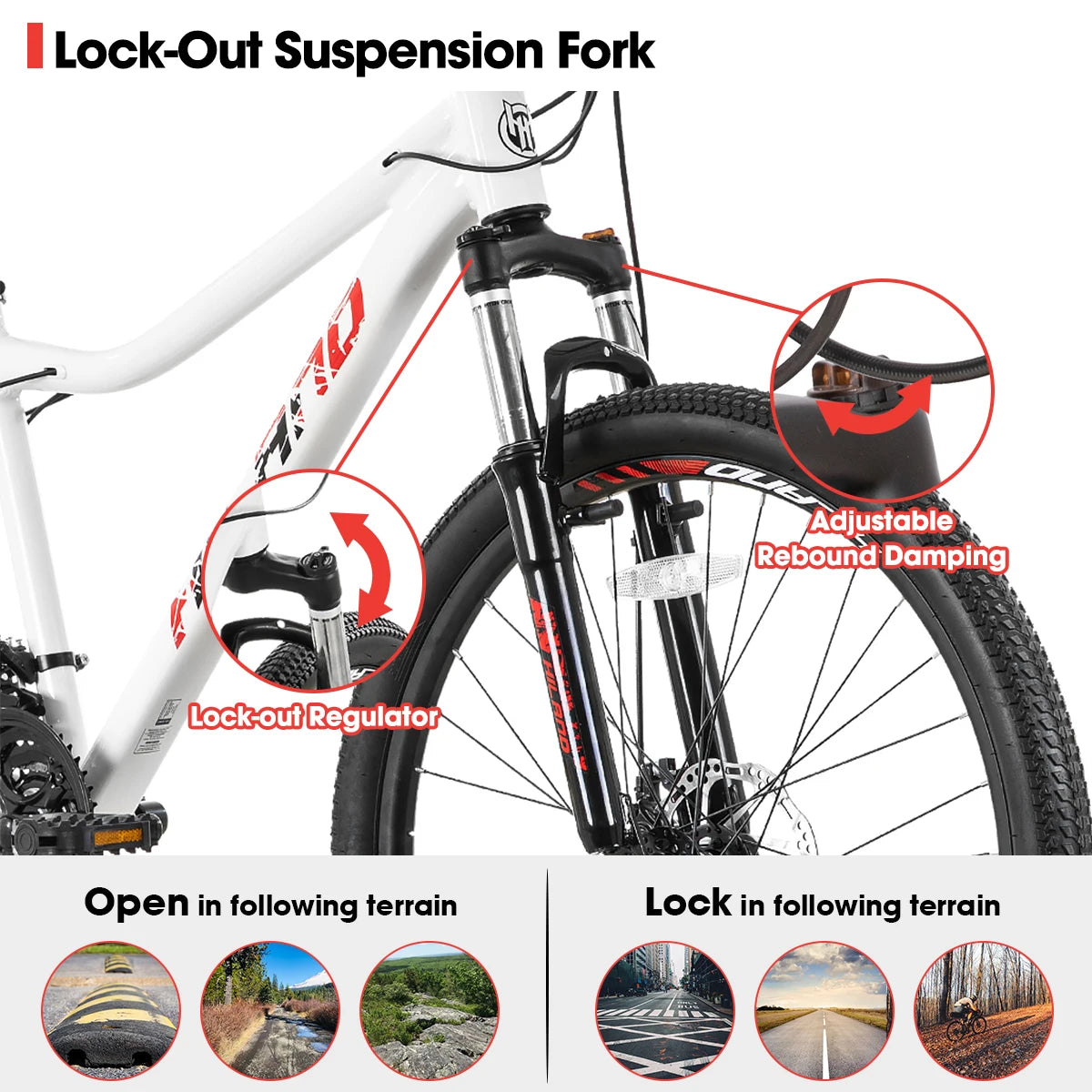 Hil and 26/27” 21-Speed Mountain Bike
