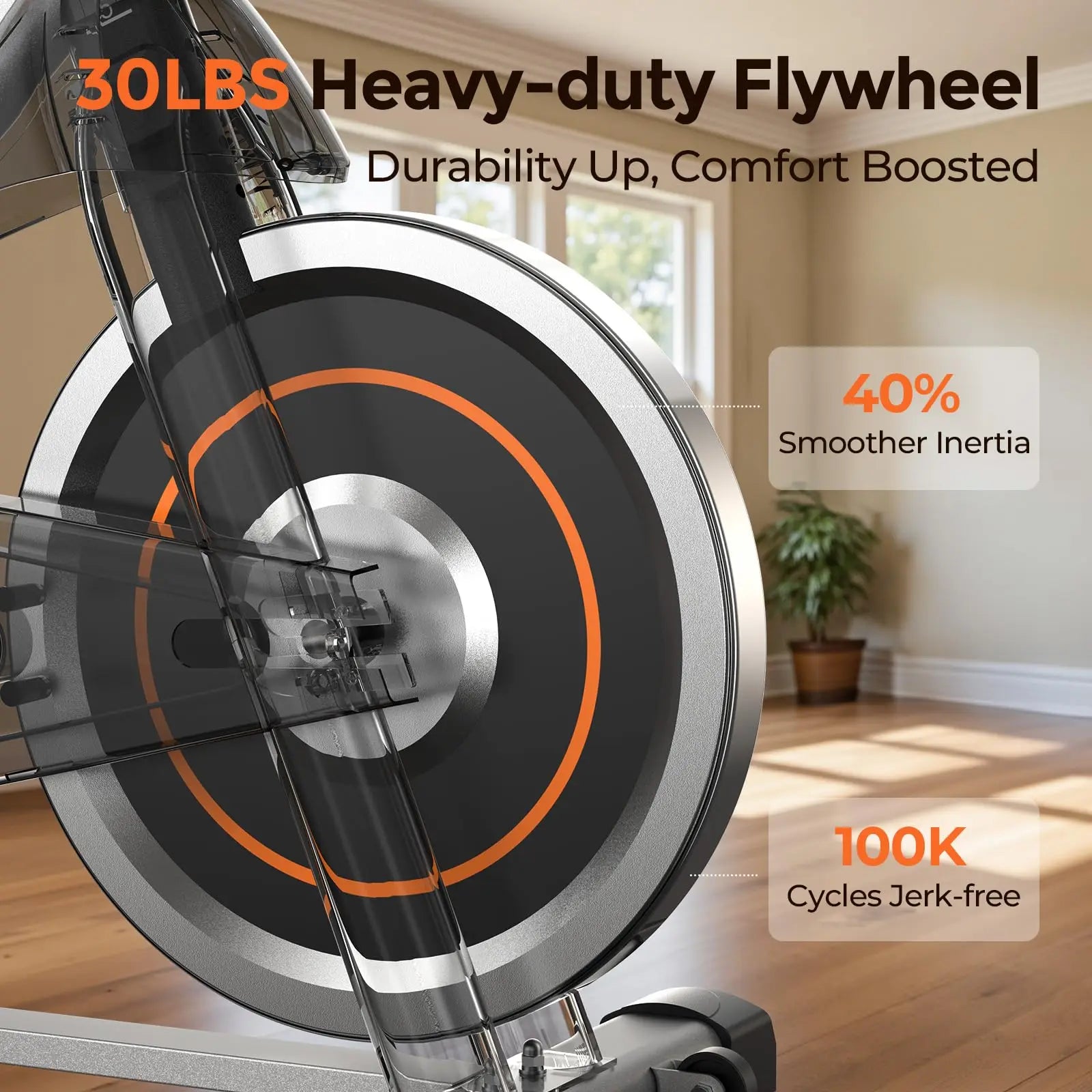YOSUDA App-Connected Magnetic Exercise Bike