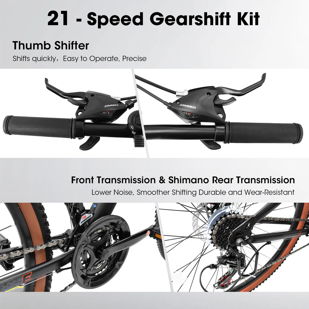 27.5” 21-Speed Trail Mountain Bike
