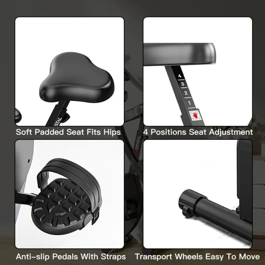 Foldable Magnetic Indoor Exercise Bike
