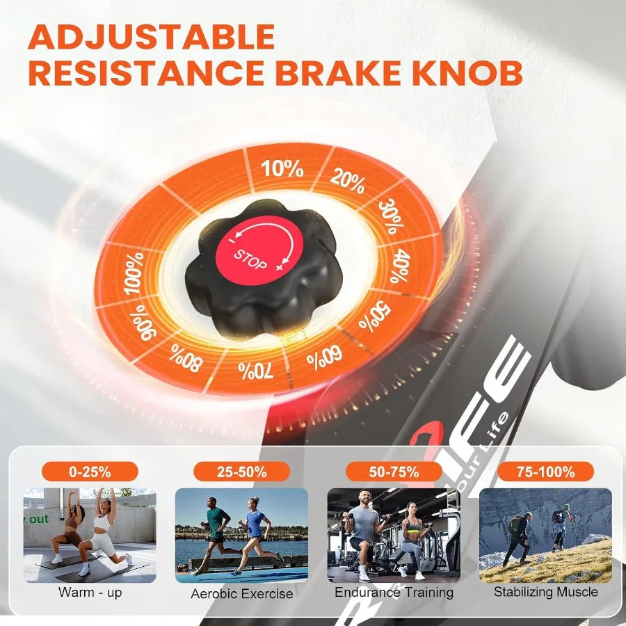 Home Silent Belt Drive Exercise Bike