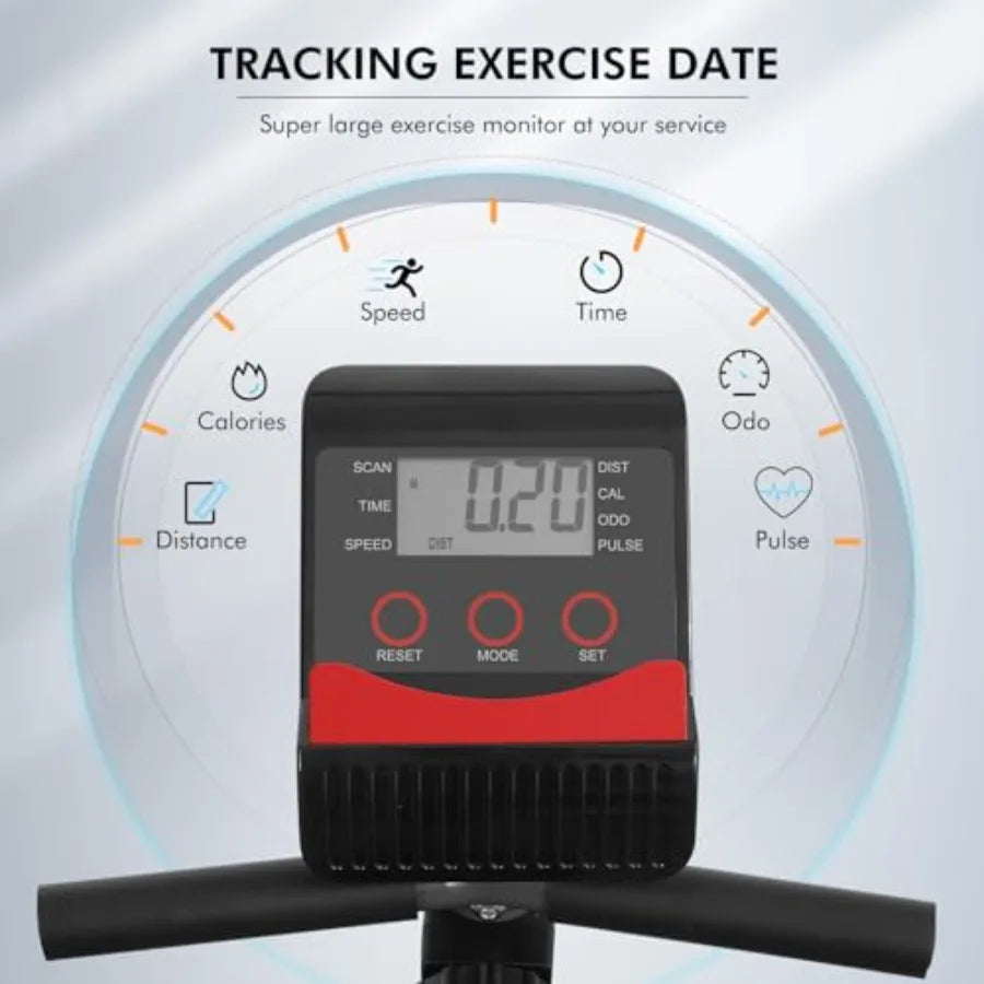 Quiet Recumbent Exercise Bike – 8 Levels