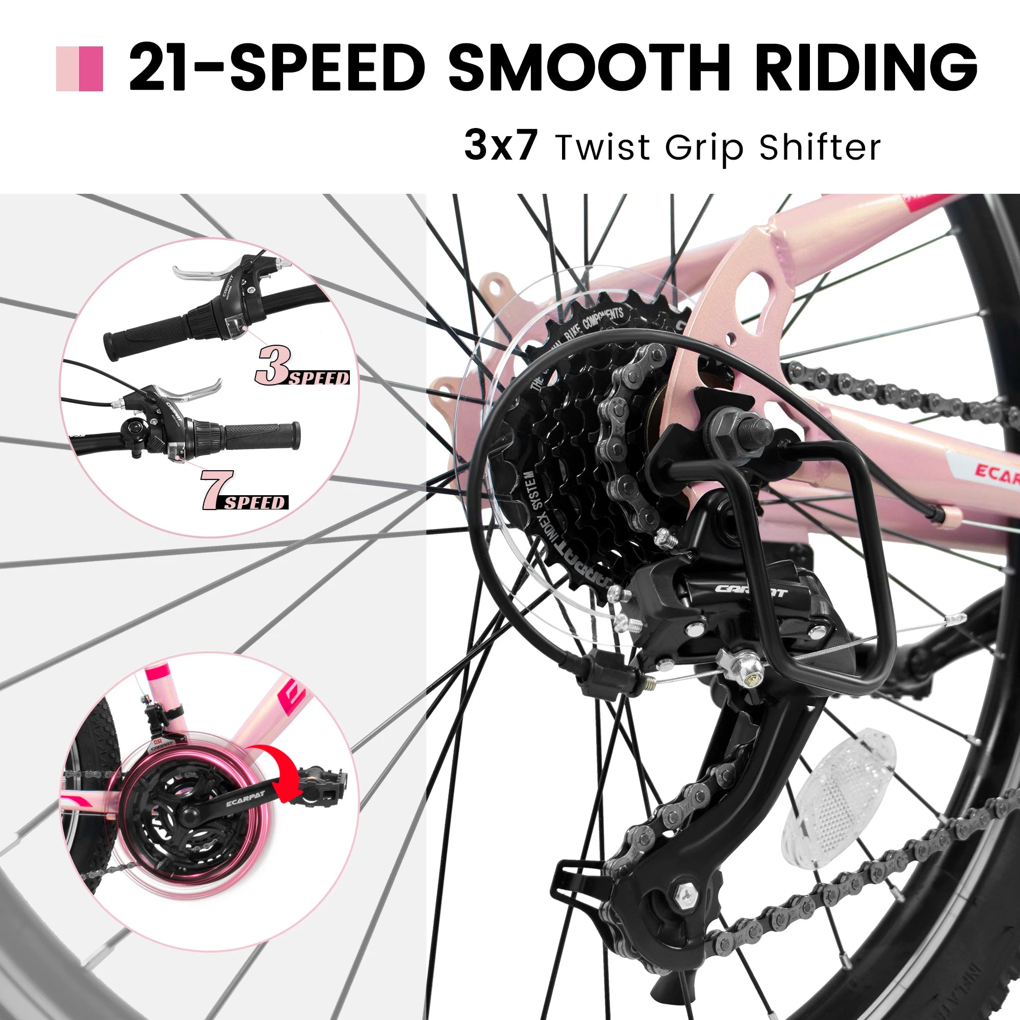 24/26” Women’s 21-Speed Mountain Bike
