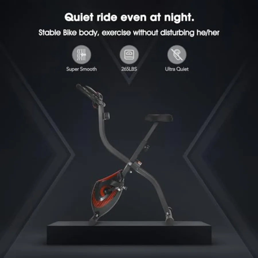 3-in-1 Foldable Exercise Bike – 265LB