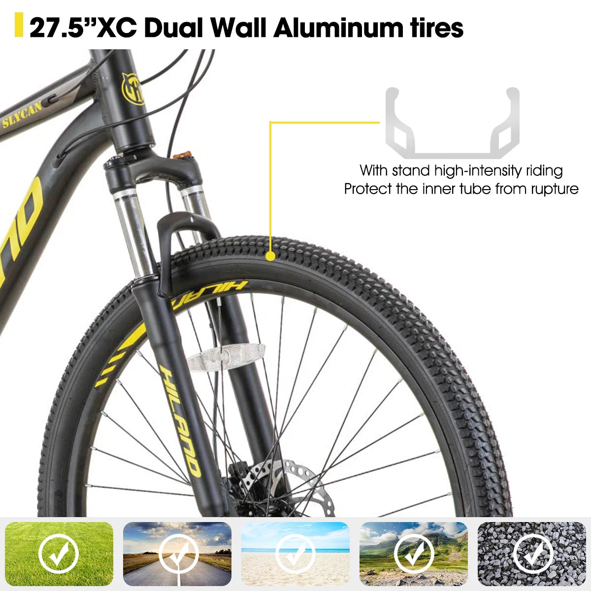 27.5” Hydraulic Disc Mountain Bike